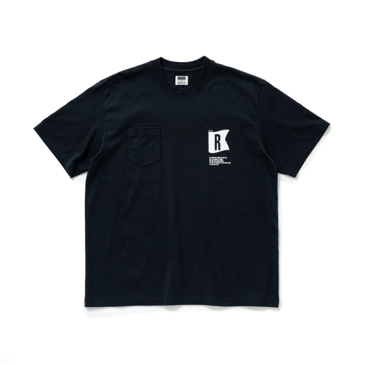 画像7: RATS  FLAG POCKET TEE (7)