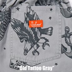 画像6: COOKMAN  シェフパンツ Chef Pants Short Old Tattoo Gray (6)