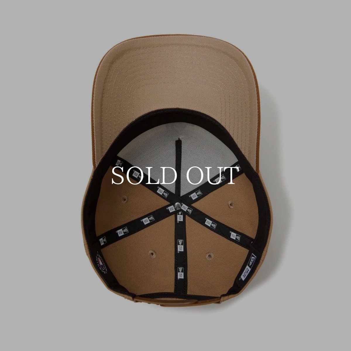 画像5: NEW ERA  9FORTY A-Frame Pancakes ロサンゼルス・ドジャース トーステッドピーナッツ/ワインコーク カーキバイザー (5)