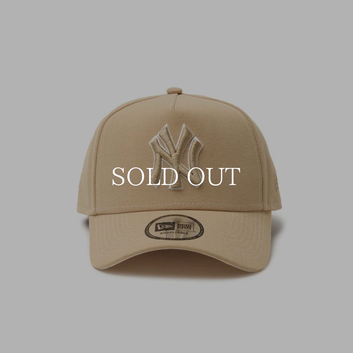 画像4: NEW ERA  9FORTY A-Frame Pancakes ニューヨーク・ヤンキース タン (4)