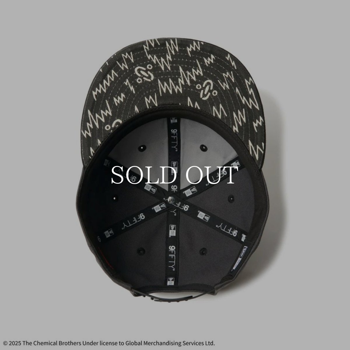 画像2: NEW ERA  RC 9FIFTY The Chemical Brothers Born In The Echoes ダークグラファイト ブラックバイザー (2)