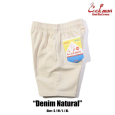 画像8: COOKMAN  シェフパンツ Chef Pants Short Denim Natural (8)