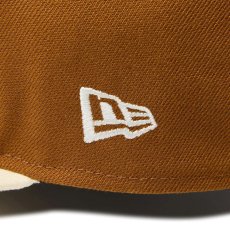 画像6: NEW ERA  59FIFTY Pancakes ニューヨーク・ヤンキース トーステッドピーナッツ ワインコークバイザー (6)