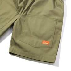 画像5: COOKMAN  シェフパンツ Chef Pants Short Front Pocket Ripstop Olive (5)