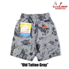 画像3: COOKMAN  シェフパンツ Chef Pants Short Old Tattoo Gray (3)