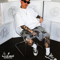 画像13: COOKMAN  シェフパンツ Chef Pants Short Old Tattoo Gray (13)