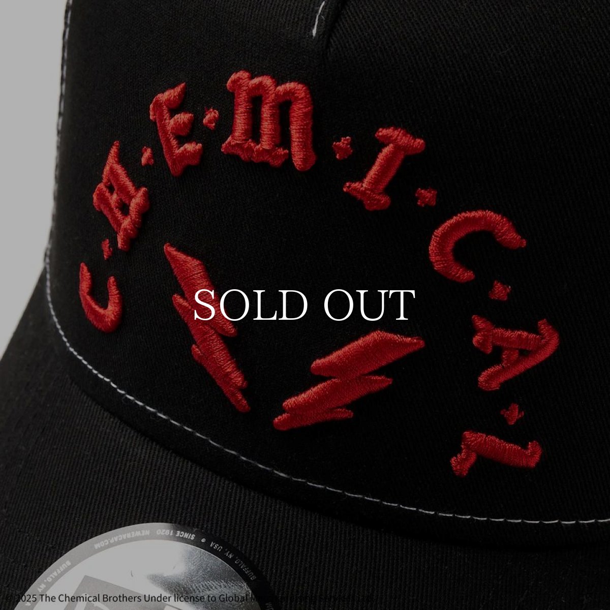 画像2: NEW ERA  9FORTY A-Frame トラッカー The Chemical Brothers C-H-E-M-I-C-A-L ブラック (2)