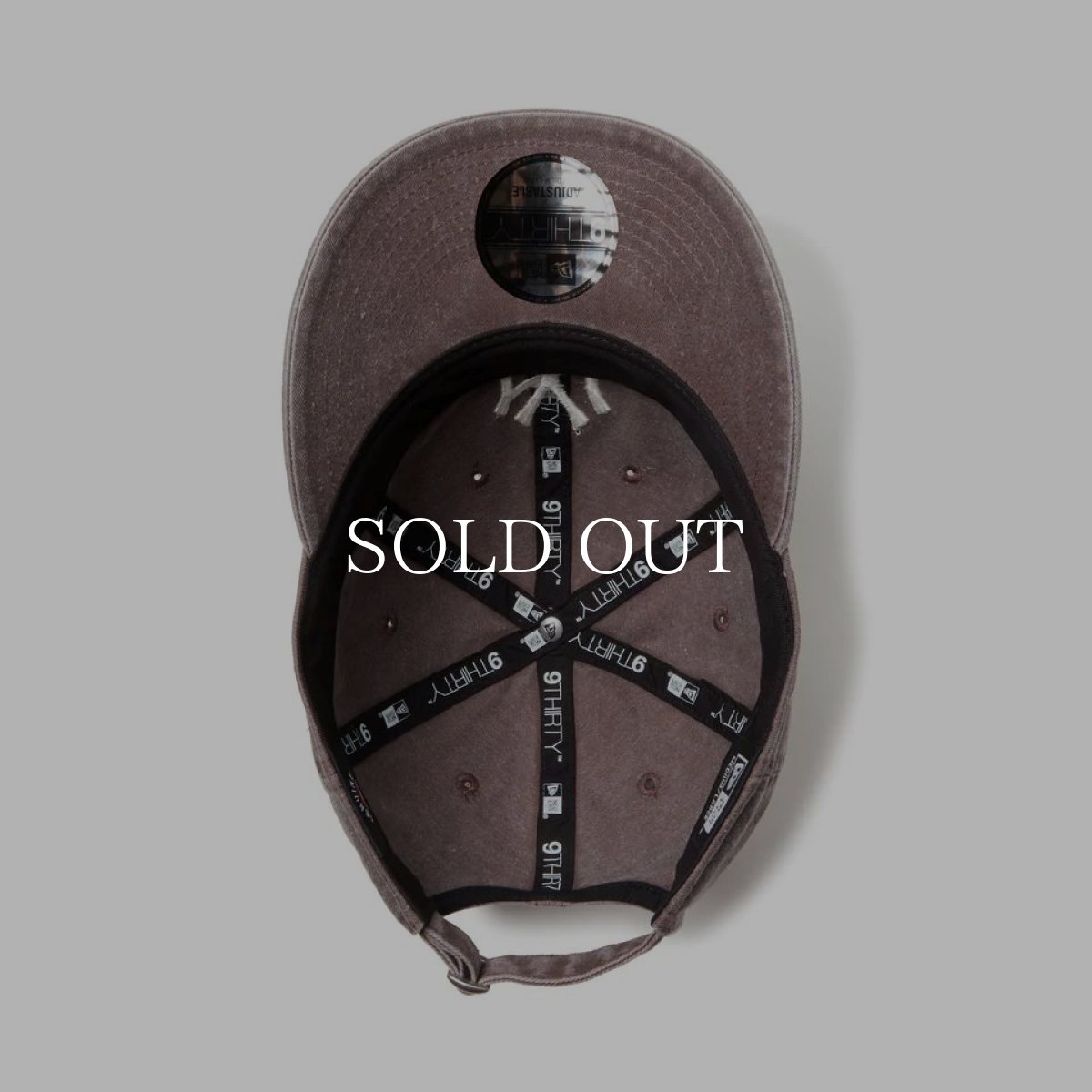 画像6: NEW ERA  9THIRTY MLB Visor Logo ニューヨーク・ヤンキース アシッドウォッシュ カーキ (6)