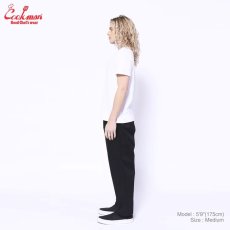 画像13: COOKMAN  シェフパンツ Chef Pants Semiwide FATBURGER Black (13)