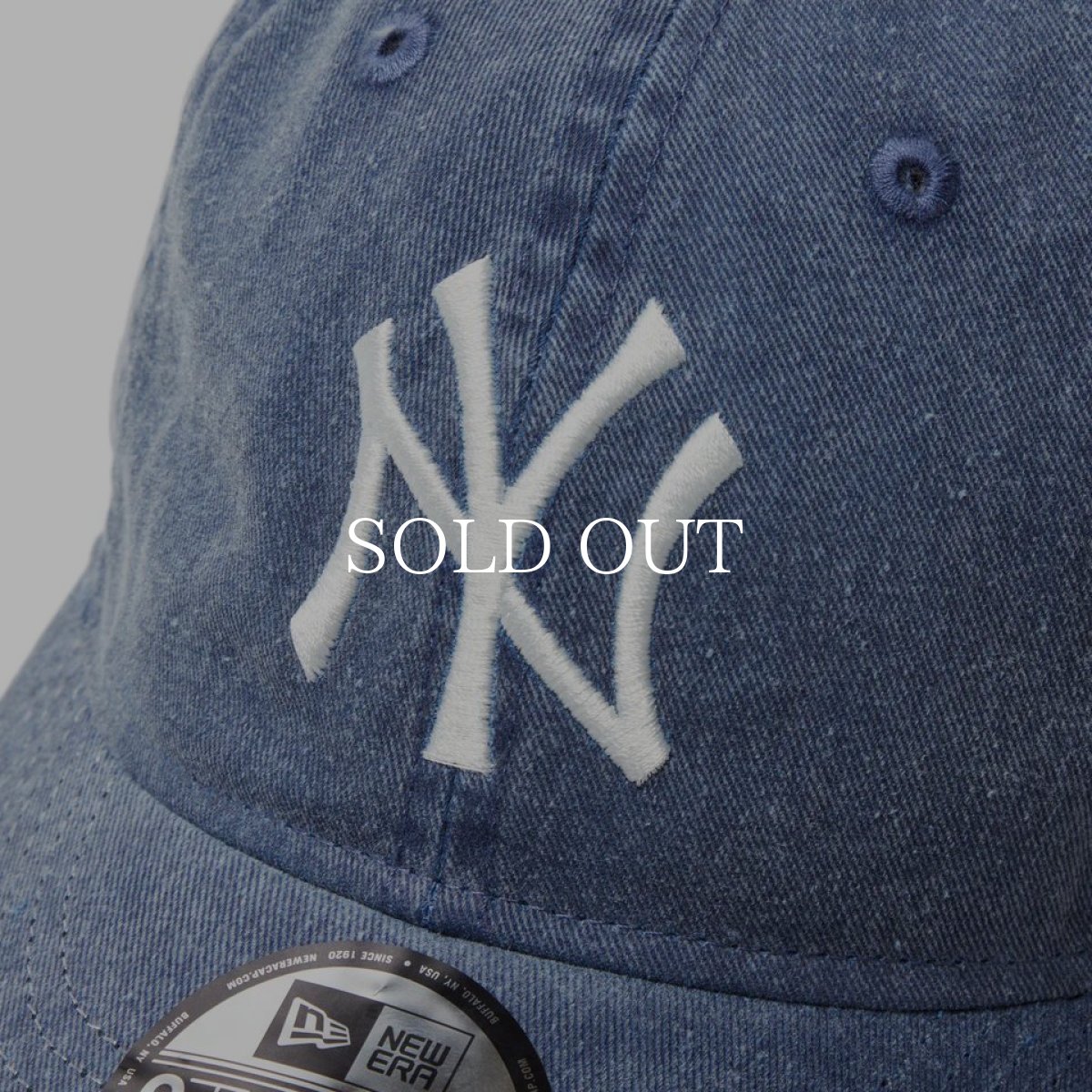 画像6: NEW ERA  9THIRTY MLB Visor Logo ニューヨーク・ヤンキース アシッドウォッシュ ネイビー (6)