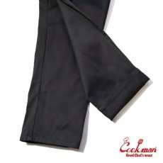 画像7: COOKMAN  シェフパンツ Chef Pants Semiwide FATBURGER Black (7)