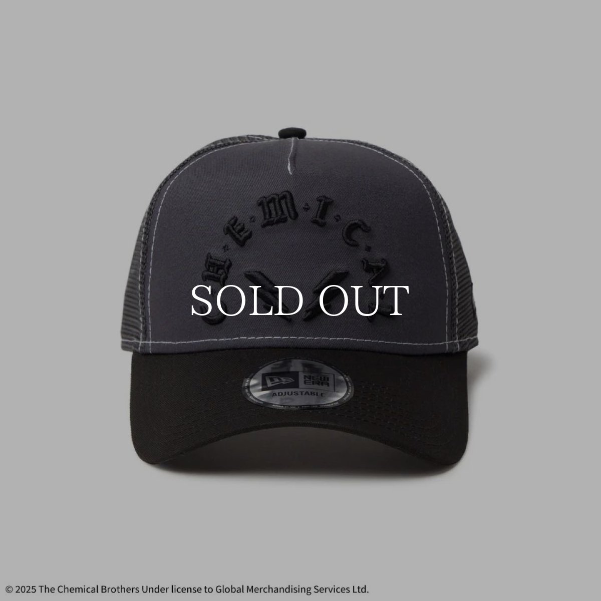 画像2: NEW ERA  9FORTY A-Frame トラッカー The Chemical Brothers C-H-E-M-I-C-A-L グラファイト (2)