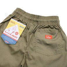 画像8: COOKMAN  シェフパンツ Chef Pants Short Front Pocket Ripstop Olive (8)