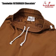 画像5: COOKMAN  シェフパンツ Chef Pants Semiwide FATBURGER Chocolate (5)