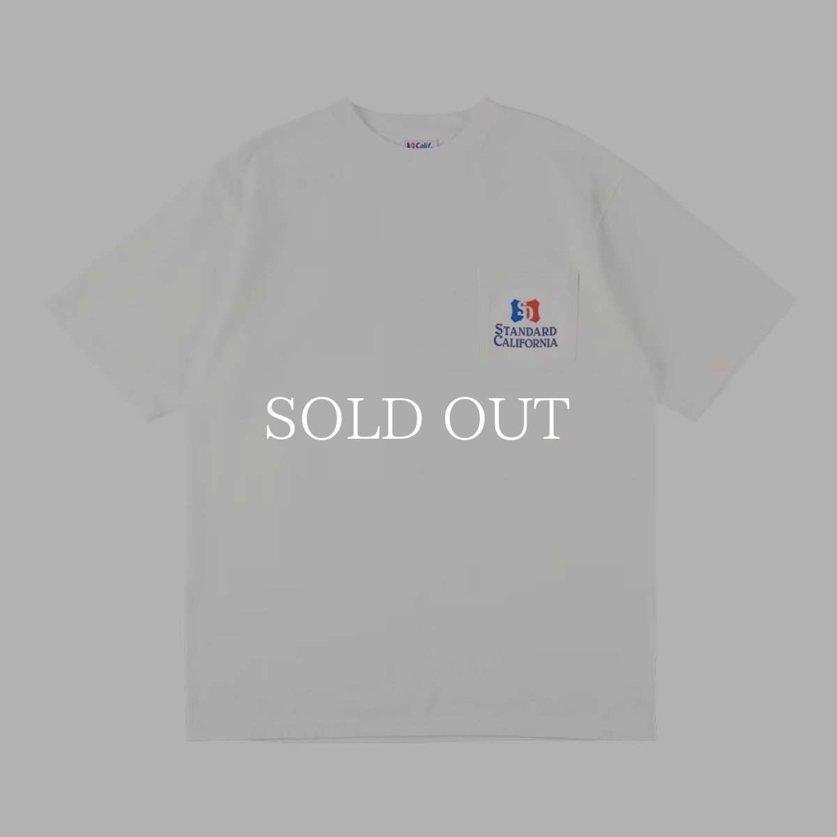 画像3: STANDARD CALIFORNIA  SD Heavyweight Shield Logo Pocket T (3)