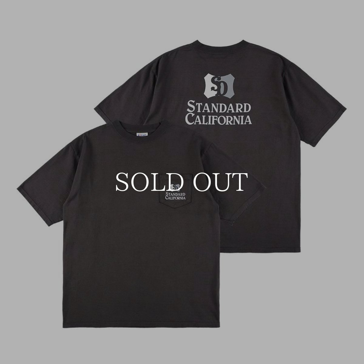 画像8: STANDARD CALIFORNIA  SD Heavyweight Shield Logo Pocket T (8)