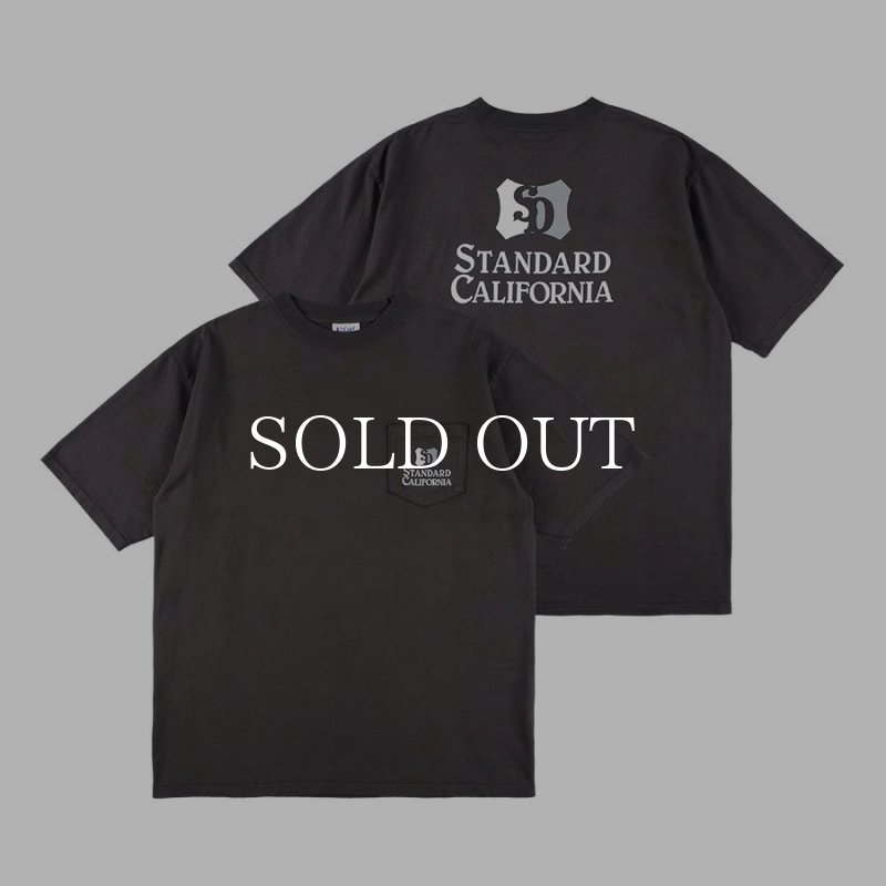 STANDARD CALIFORNIA SD Heavyweight Shield Logo Pocket T TSOTE090