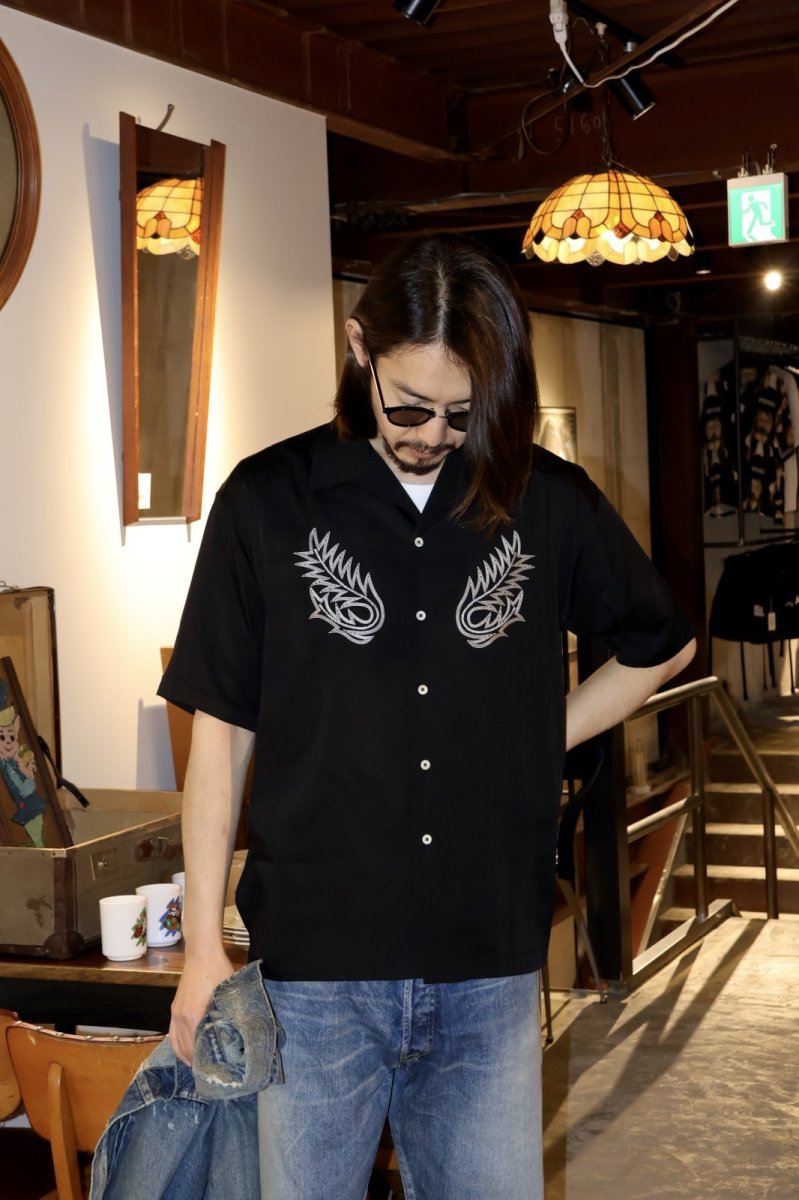 画像14: MINEDENIM  Cu.Denim Boot Crest Open Collar SH (14)