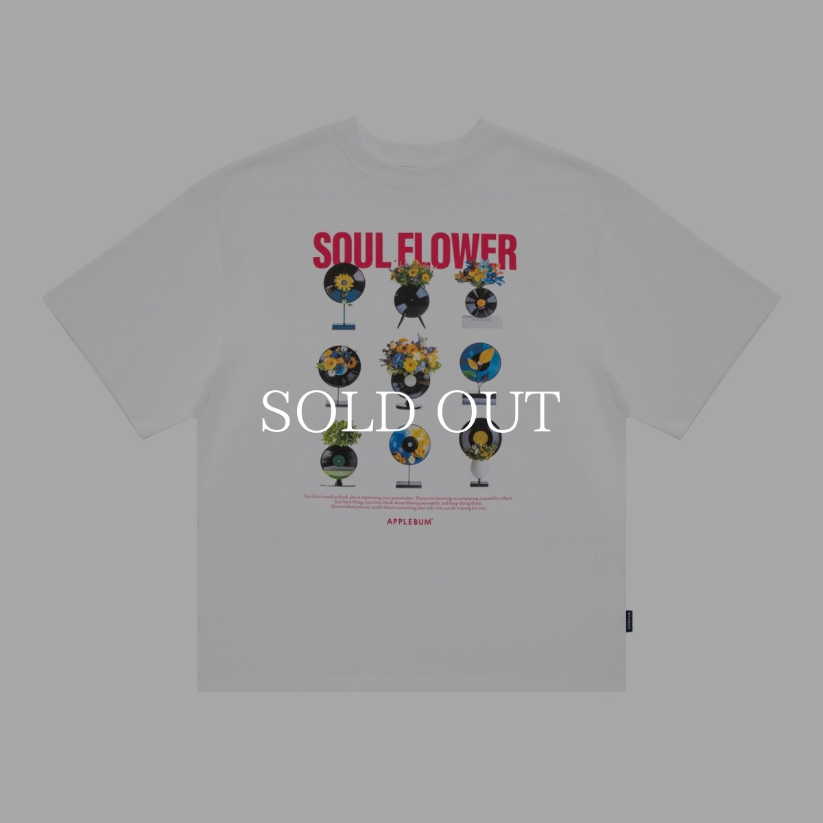 画像1: APPLEBUM  "Soul Flower" T-shirt (1)