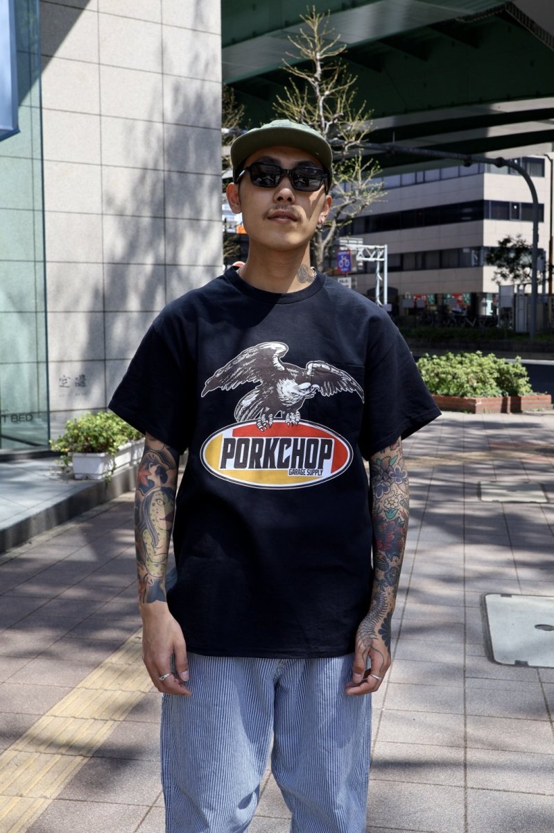 画像16: PORKCHOP GARAGE SUPPLY  EAGLE LOGO POCKET TEE (16)