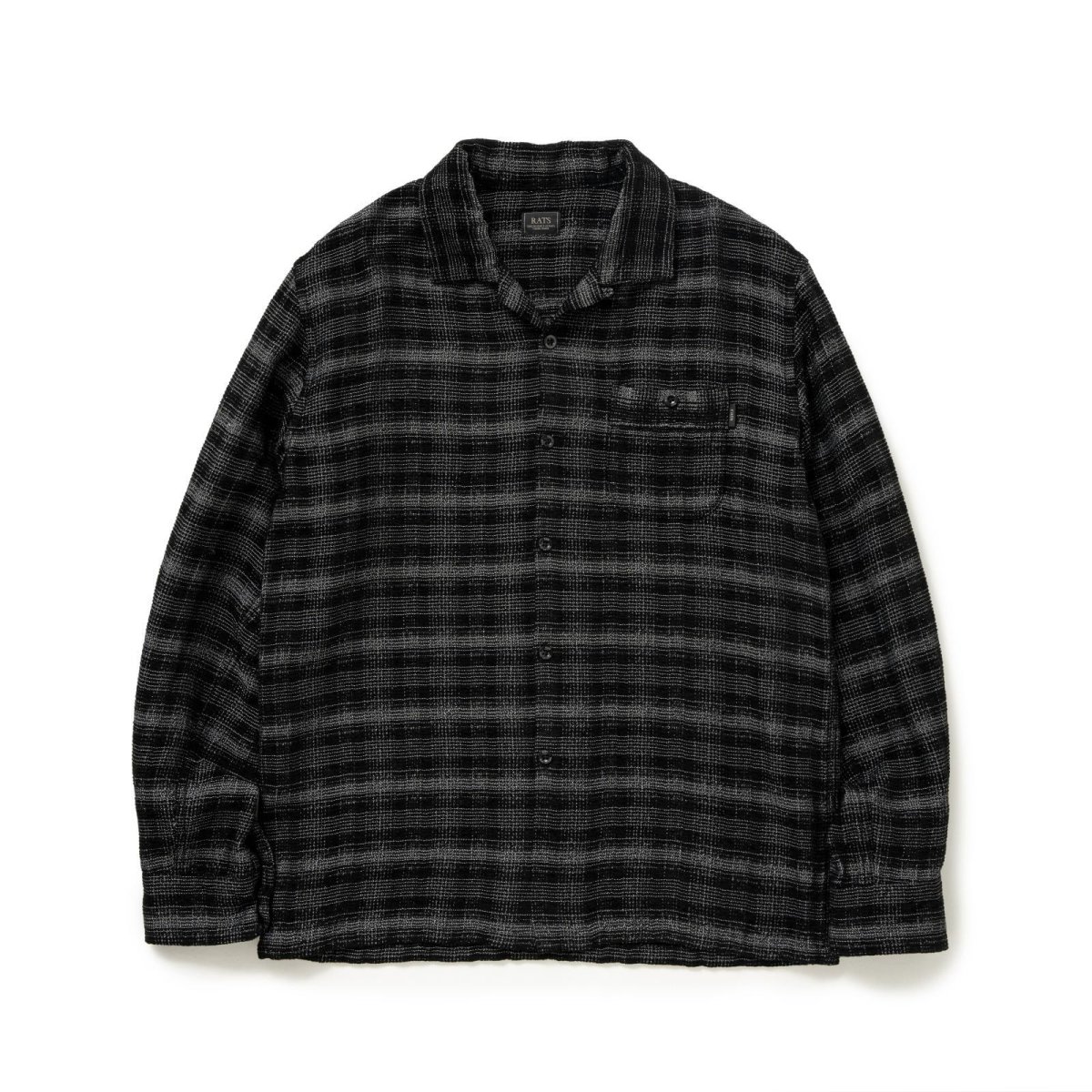 画像1: RATS  OMBRE CHECK SHIRT (1)