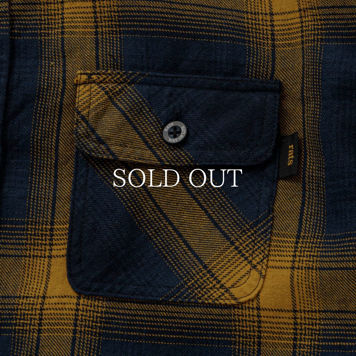 画像4: RATS  COTTON LINEN CHECK SHIRT (4)