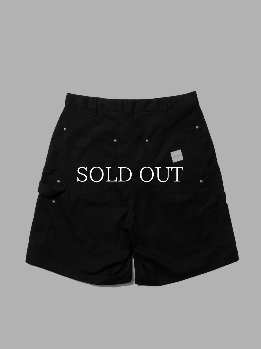 画像2: COOTIE   Abyss Dyed Duck Double Knee Painter Shorts (2)