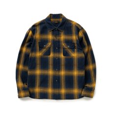 画像1: RATS  COTTON LINEN CHECK SHIRT (1)