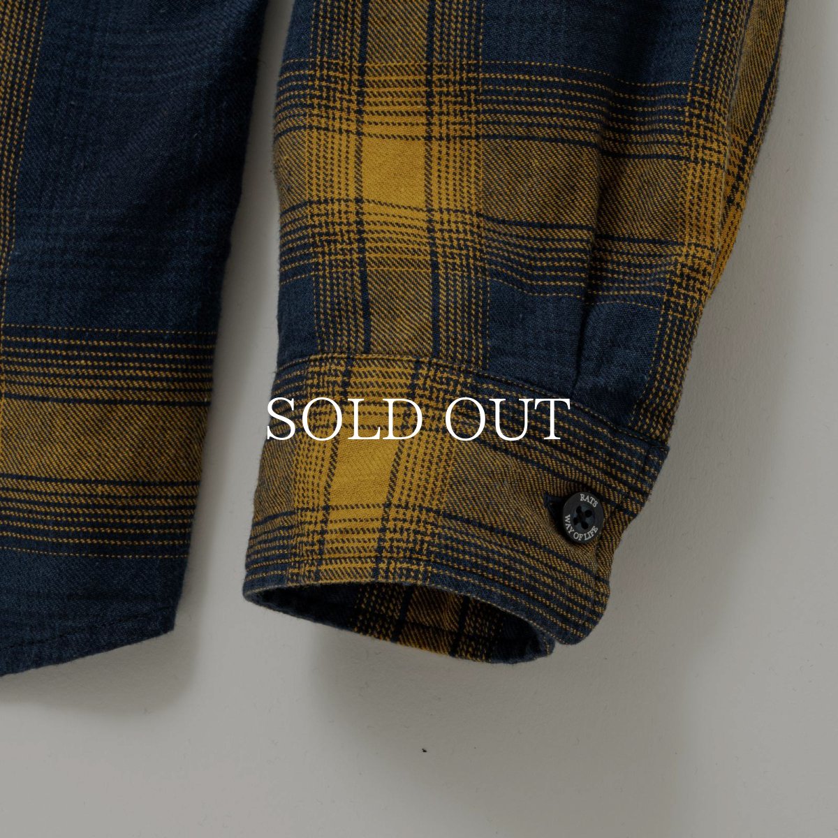 画像6: RATS  COTTON LINEN CHECK SHIRT (6)