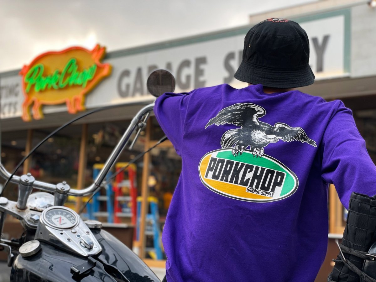 画像21: PORKCHOP GARAGE SUPPLY  EAGLE LOGO L/S TEE (21)