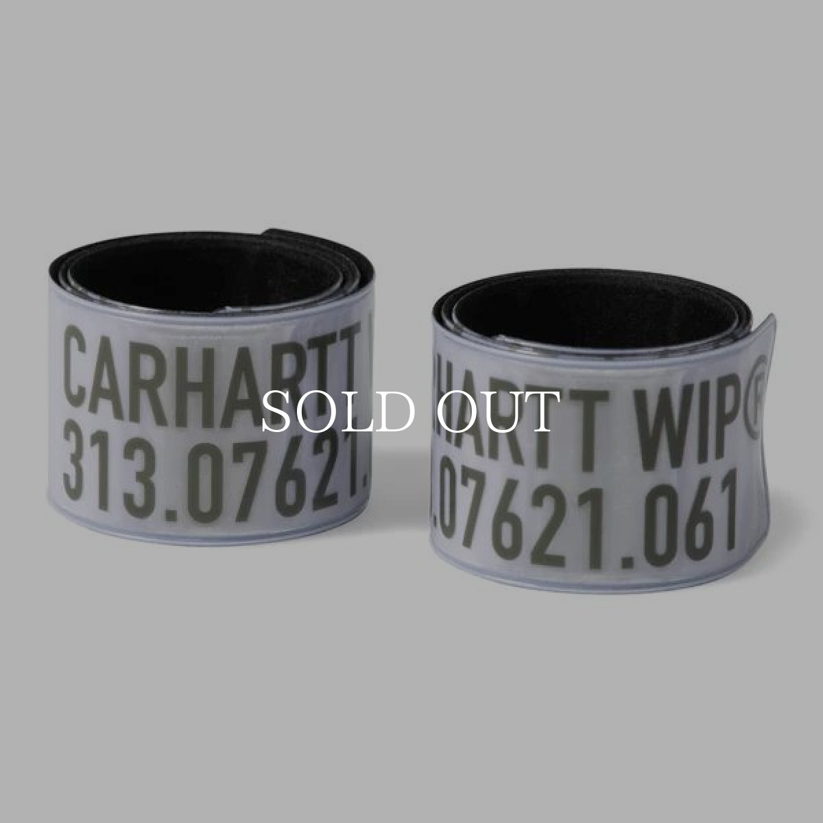 画像1: CARHARTT WIP  TOUR REFLECTIVE STRAP - Smoke Green / Reflective (1)