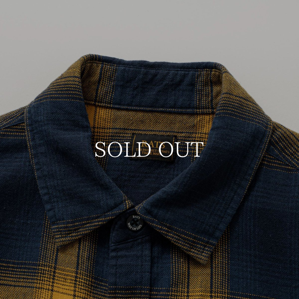 画像3: RATS  COTTON LINEN CHECK SHIRT (3)