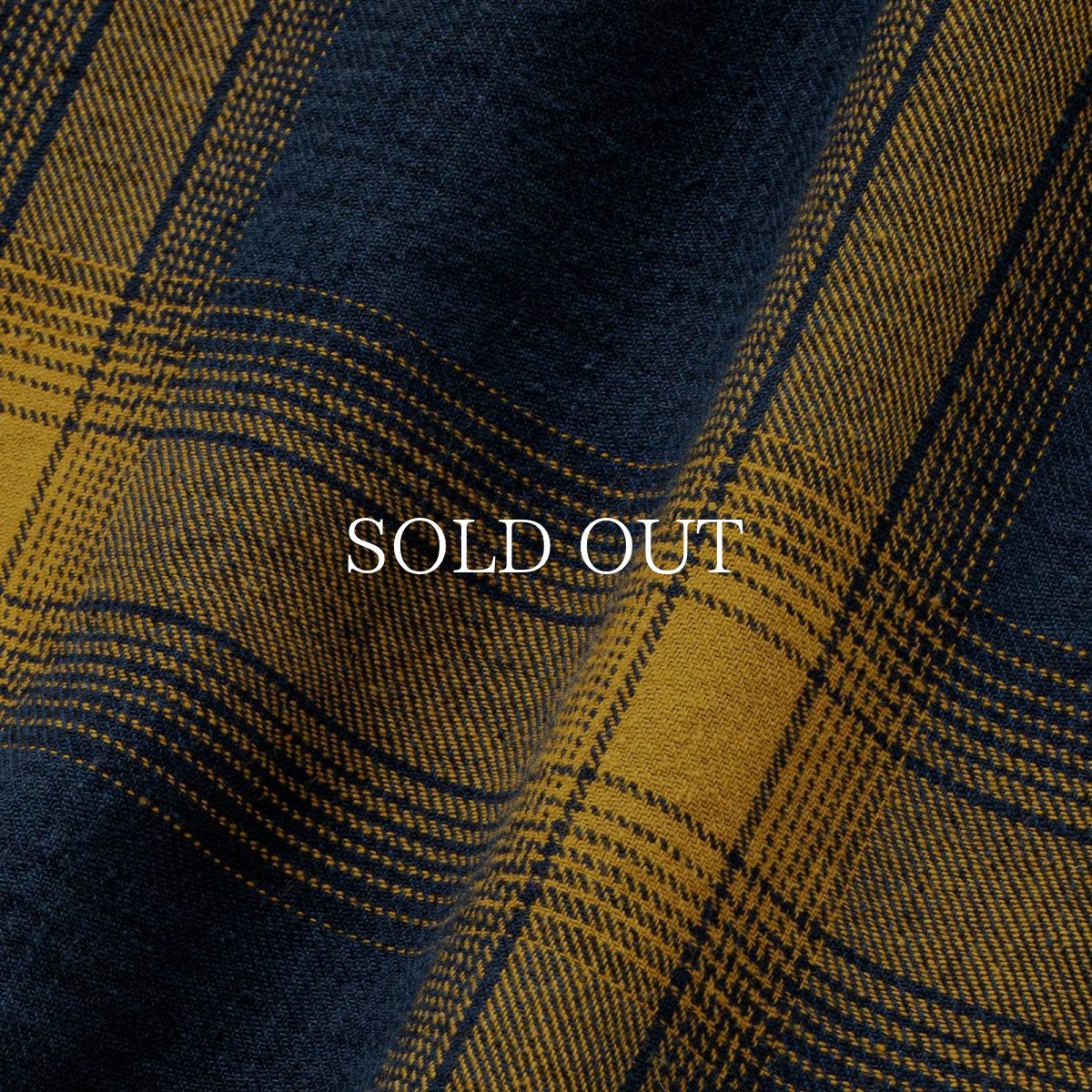 画像7: RATS  COTTON LINEN CHECK SHIRT (7)