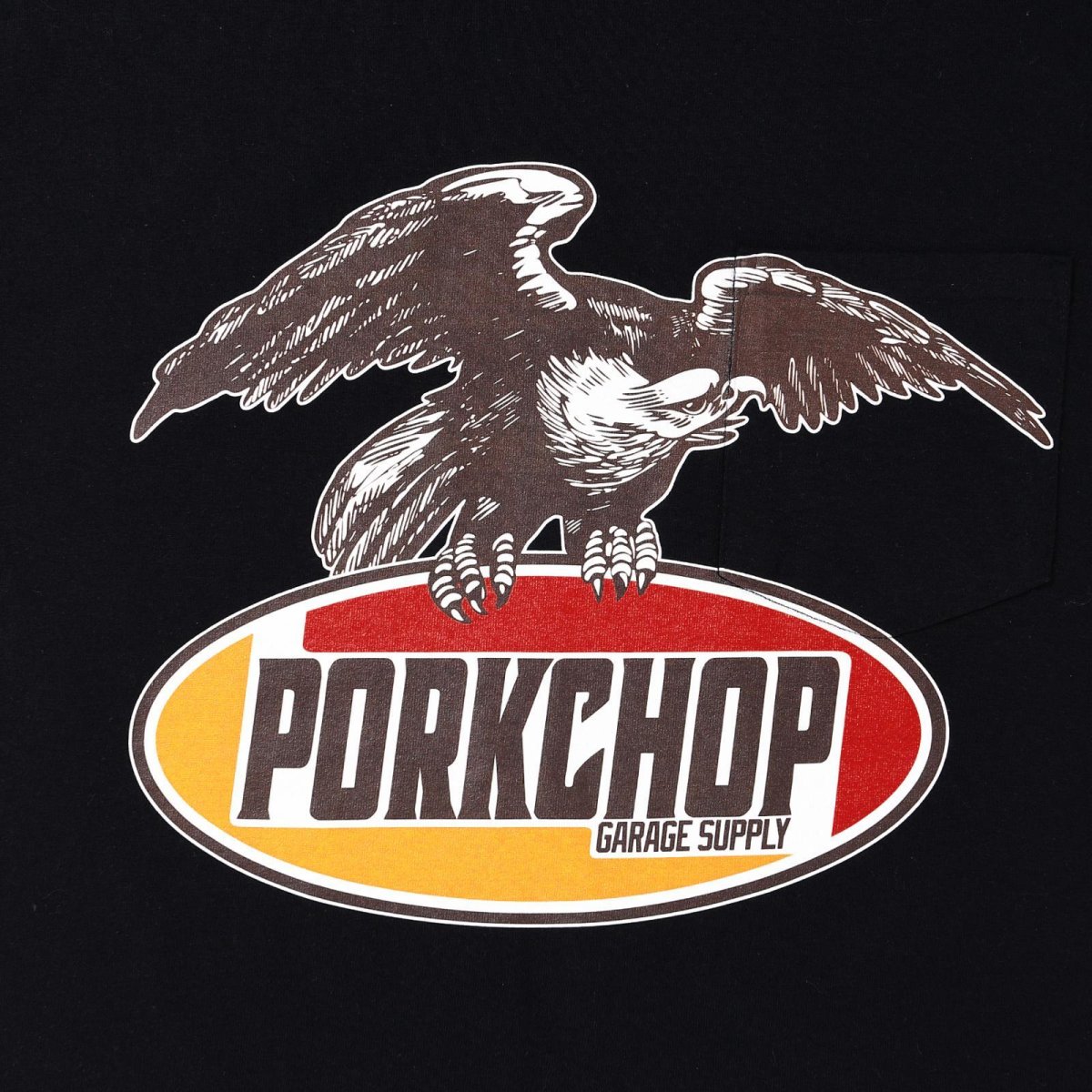 画像8: PORKCHOP GARAGE SUPPLY  EAGLE LOGO POCKET TEE (8)