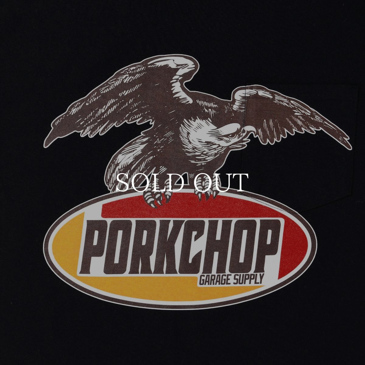 画像8: PORKCHOP GARAGE SUPPLY  EAGLE LOGO POCKET TEE (8)