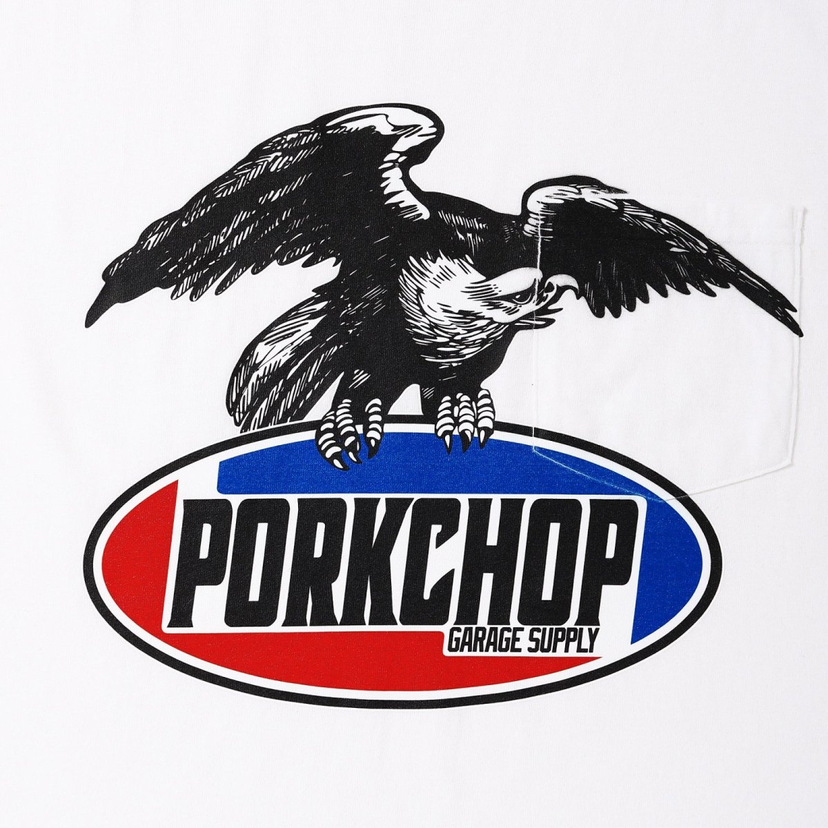 画像3: PORKCHOP GARAGE SUPPLY  EAGLE LOGO POCKET TEE (3)