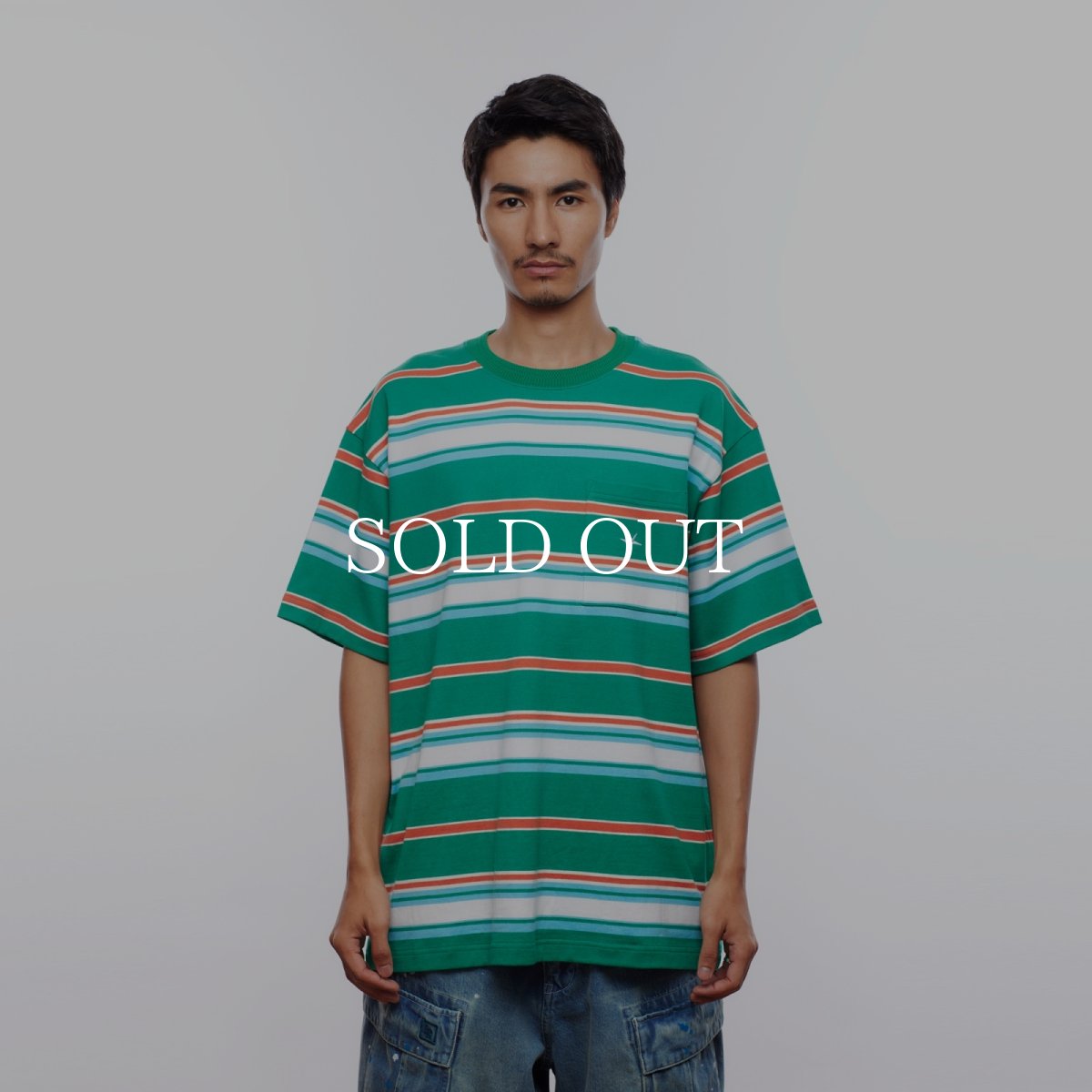 画像16: Liberaiders  MULTI STRIPE POCKET TEE (16)