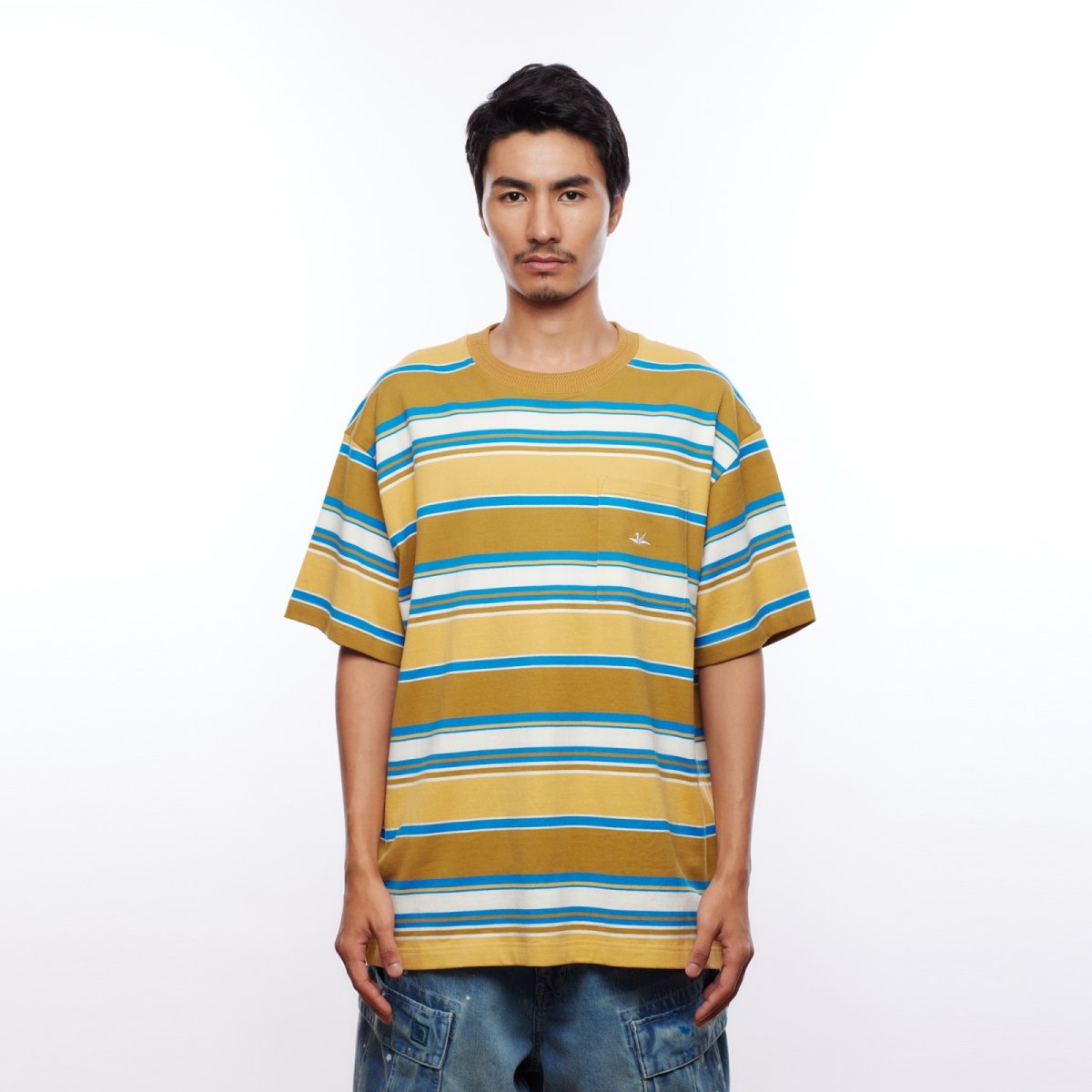 画像14: Liberaiders  MULTI STRIPE POCKET TEE (14)