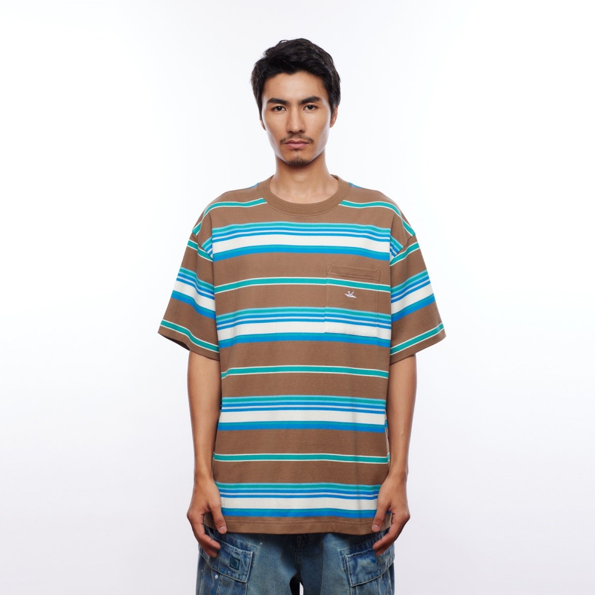 画像18: Liberaiders  MULTI STRIPE POCKET TEE (18)