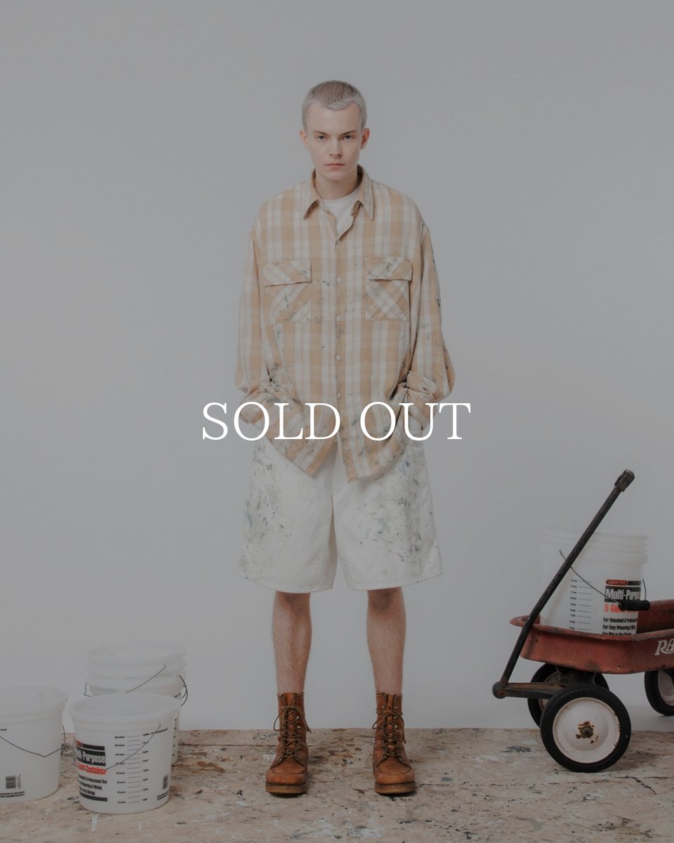 画像3: BOW WOW  PAINTER'S SPLATTER SHORTS (3)