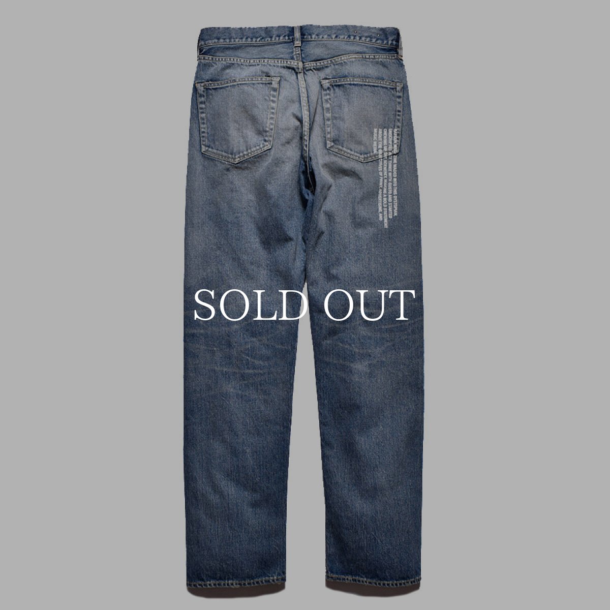 画像2: MINEDENIM  MARVIN × MINEDENIM “Typo Print” Denim 5Pocket USD (2)