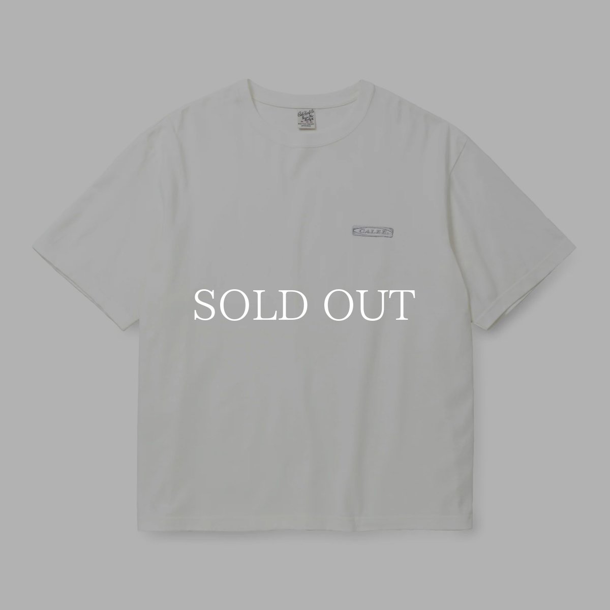 画像1: CALEE  VINTAGE TYPE CALEE LOGO S/S TEE (1)