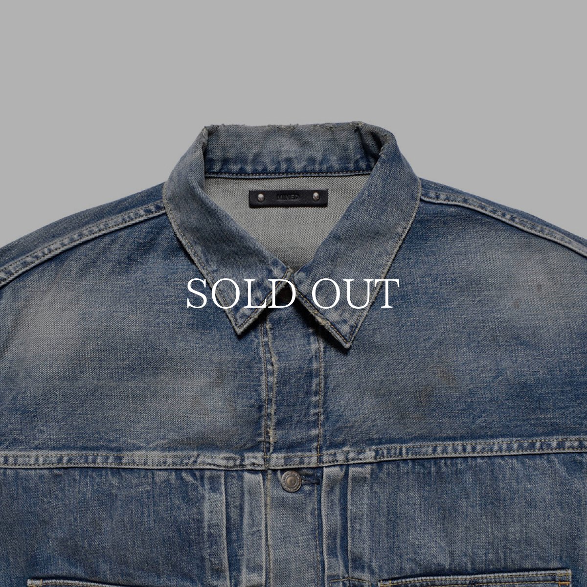 画像3: MINEDENIM  MARVIN × MINEDENIM “Andy Print” Denim Trucker Jacket USD (3)