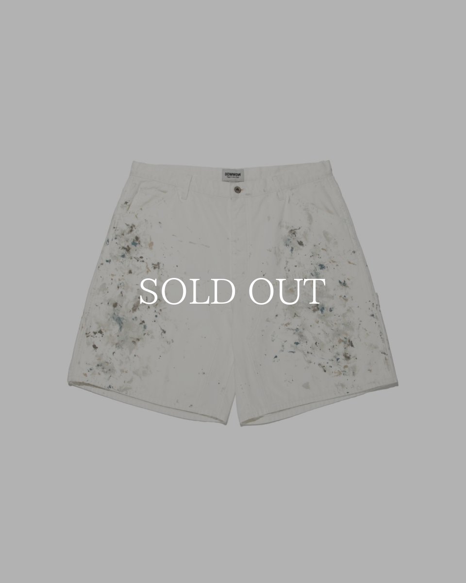 画像1: BOW WOW  PAINTER'S SPLATTER SHORTS (1)