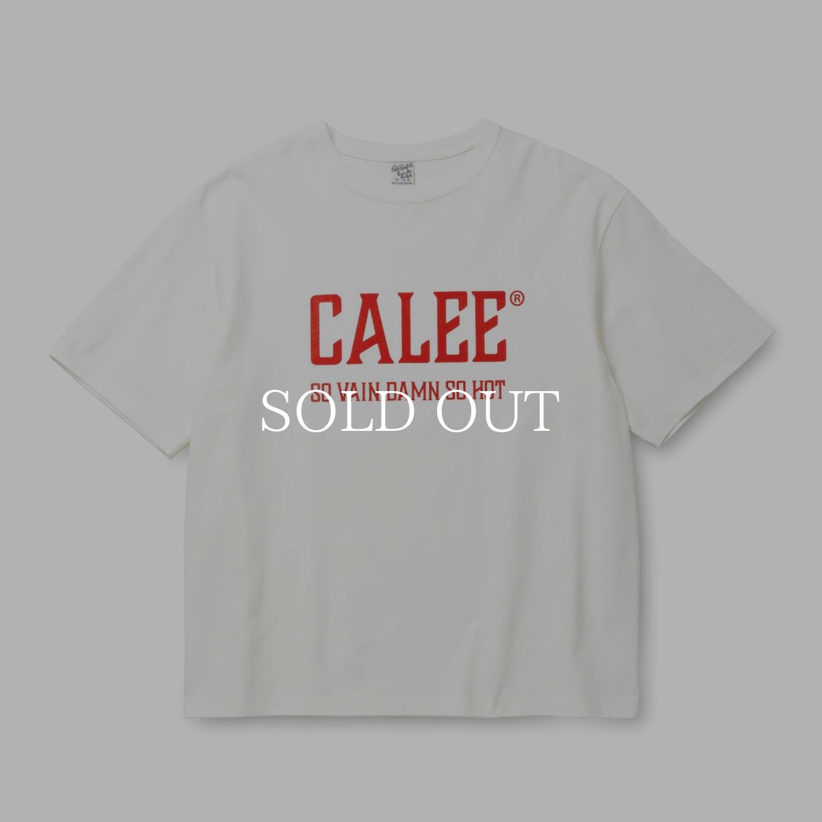 画像2: CALEE  VINTAGE TYPE CALEE NATIONAL LOGO S/S TEE (2)