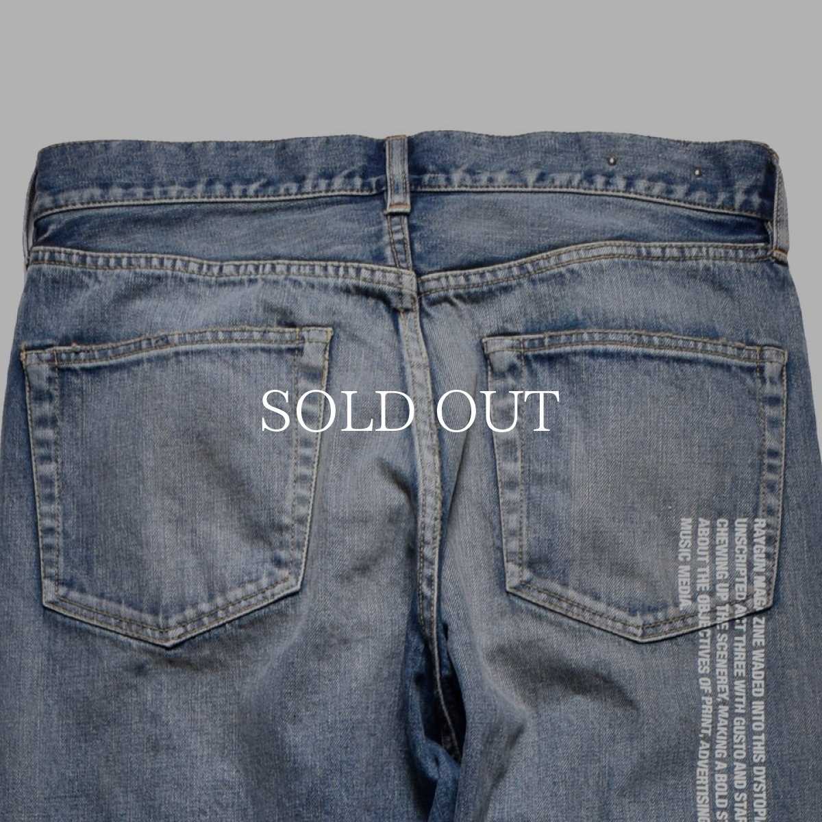 画像5: MINEDENIM  MARVIN × MINEDENIM “Typo Print” Denim 5Pocket USD (5)