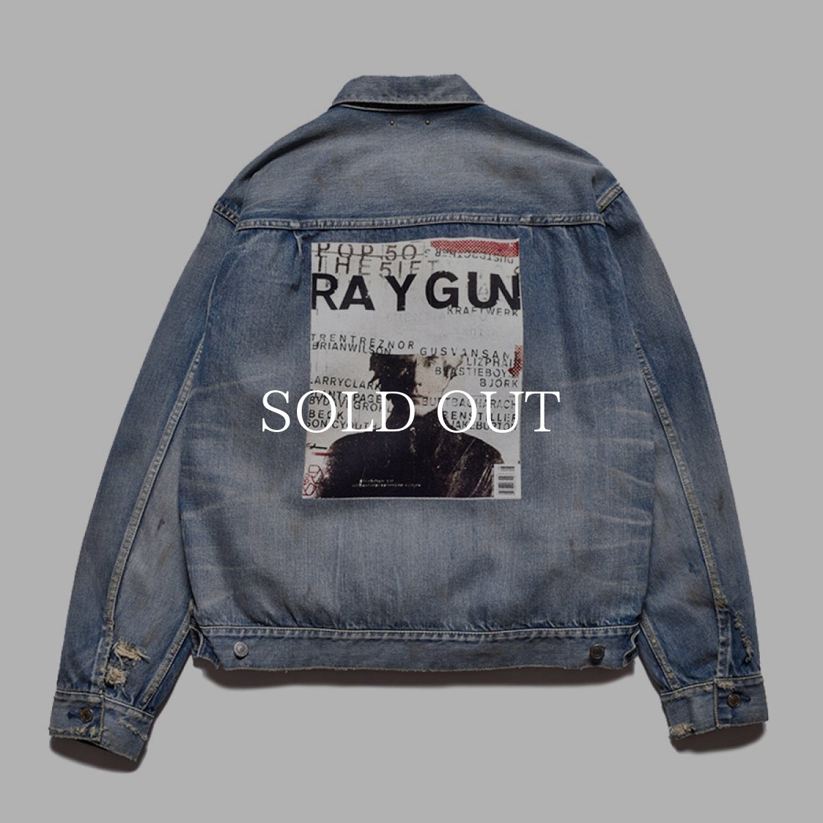 画像2: MINEDENIM  MARVIN × MINEDENIM “Andy Print” Denim Trucker Jacket USD (2)