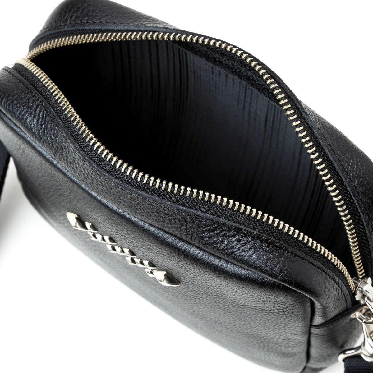 画像6: CALEE  STUDS LEATHER SHOULDER BAG <BOX TYPE> (6)