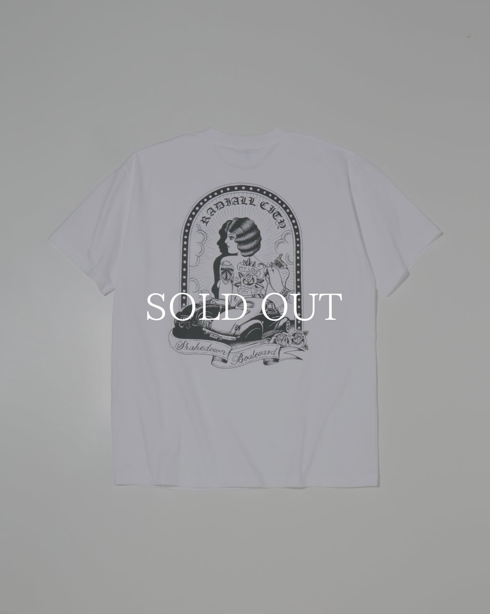 画像2: RADIALL  SHAKEDOWN BOULEBARD- CREW NECK T-SHIRT S/S (2)