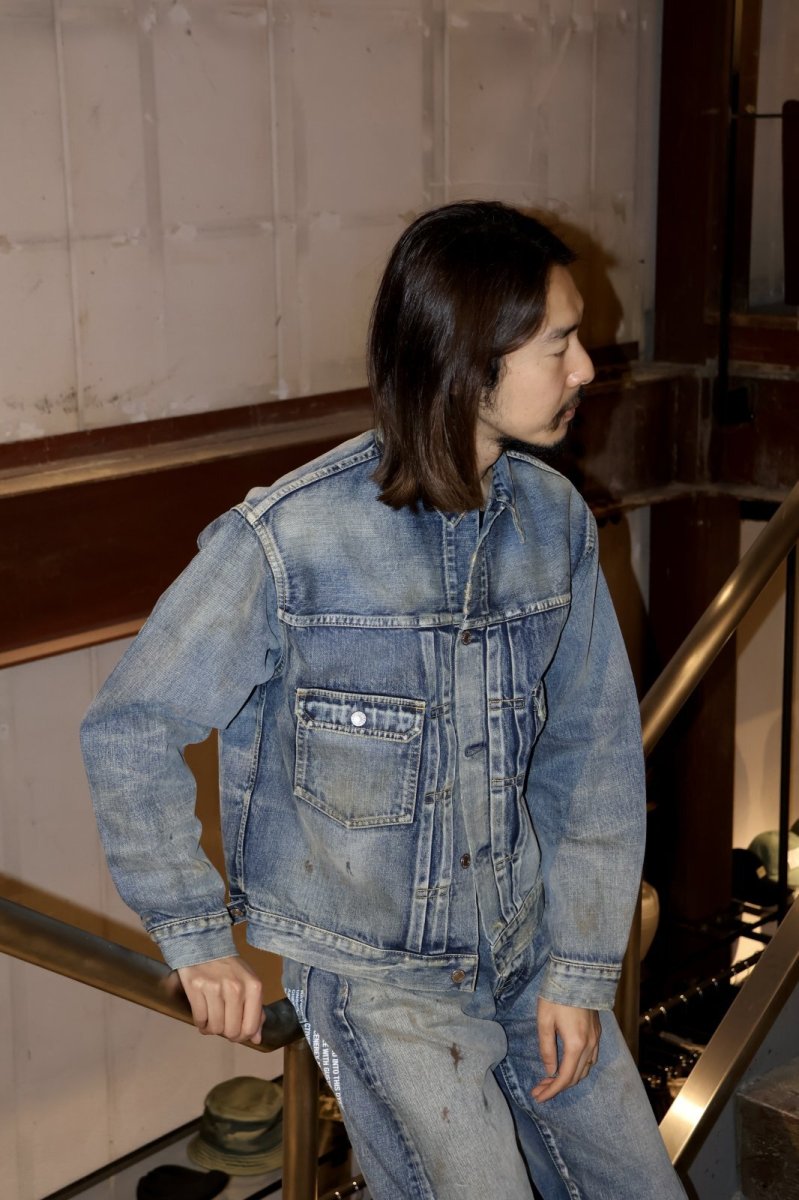 画像8: MINEDENIM  MARVIN × MINEDENIM “Andy Print” Denim Trucker Jacket USD (8)